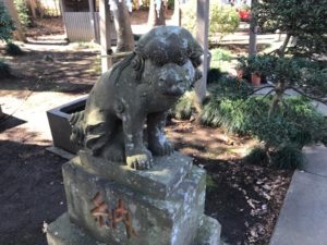 馬場氷川神社　狛犬