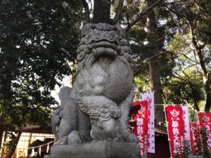 馬場氷川神社　狛犬