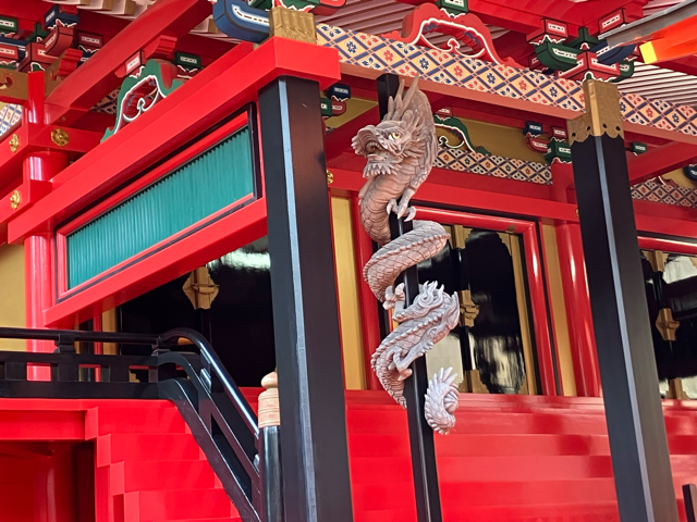 金櫻神社の昇り龍